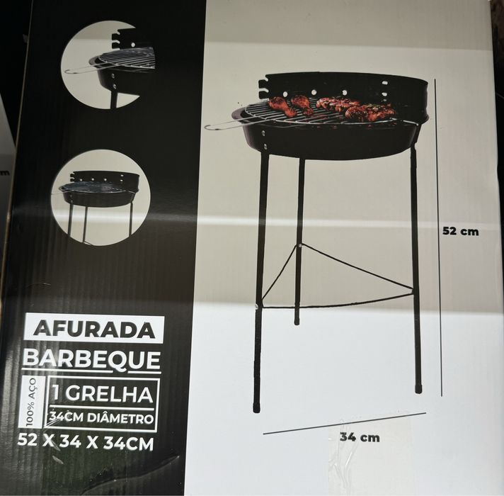 Grelhador portátil novos na caixa