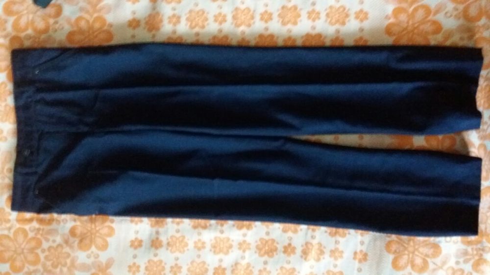 Тёмно-синие брюки