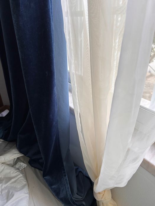 Cortinados e almofadas veludo Loja do Gato Preto