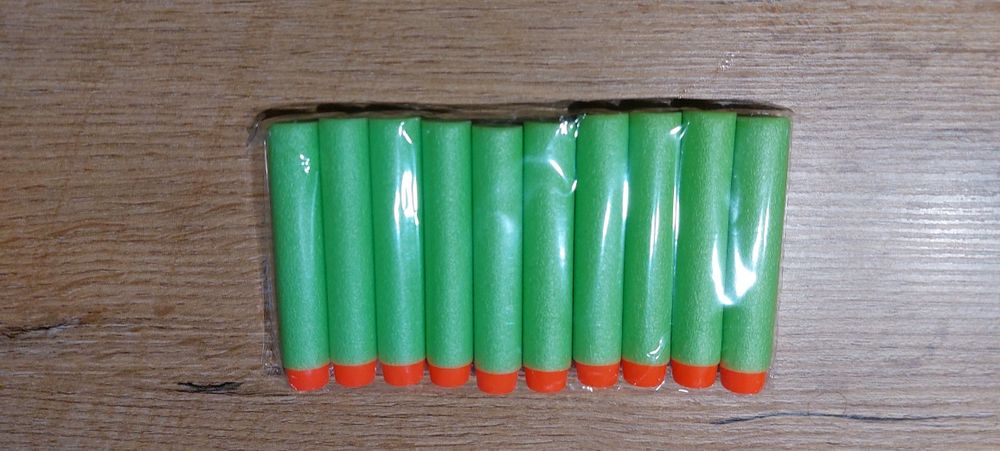 Strzałki piankowe do nerfa. 1 opakowanie. 10 szt. w okapowaniu.