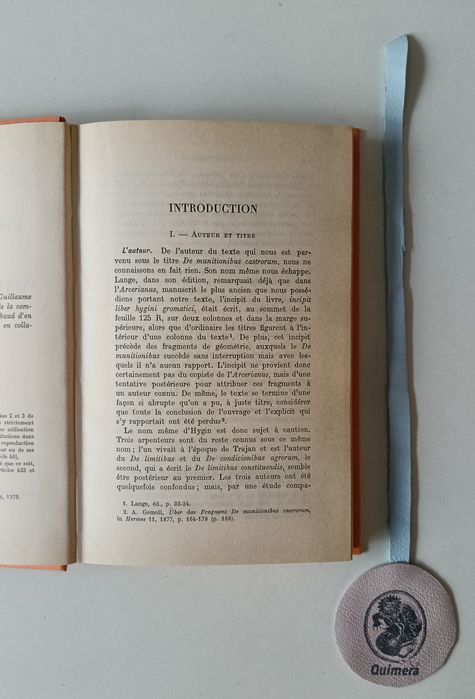 Pseudo -  Hygin -  Des Fortifications du camp