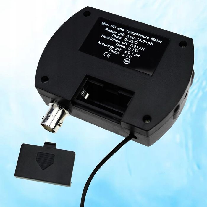 2 w 1 Monitor PH i temperatury z wymienną elektrodą i podświetleniem