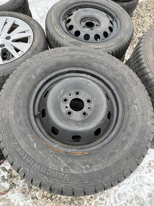 Komplet kół zimowych 5x118 Ducato Jumper 225/75/16C Continental