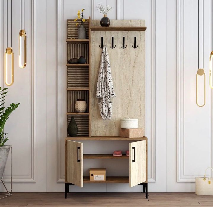 Móvel entrada travertino