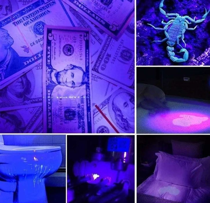 Ультрафиолетовый фонарик 395 nm