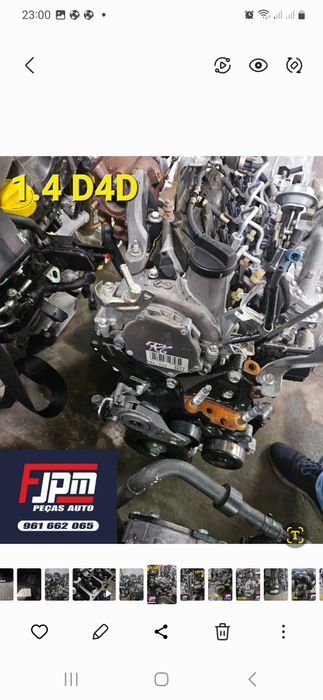 Motor toyota yaris 2013 1.4 d4d