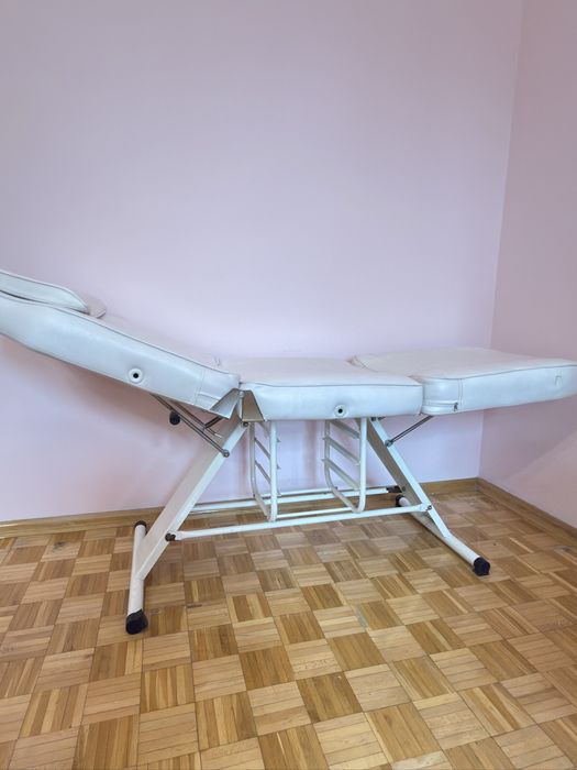 Fotel kosmetyczny leżanka składany stół
