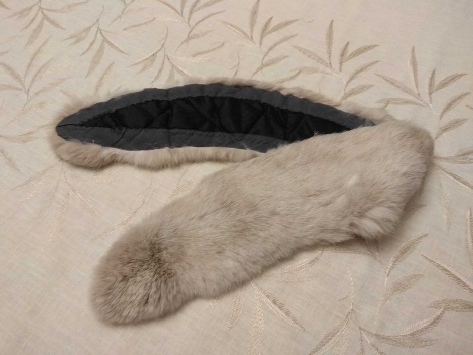 Kołnierz naturalny do płaszcza lub kurtki/ mojej mamy