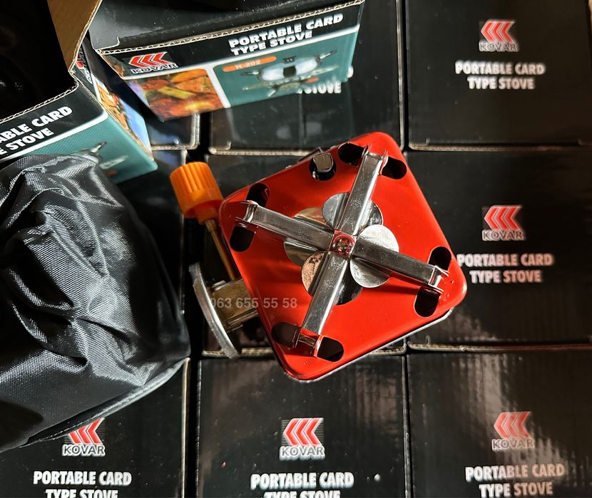 Портативная туристическая газовая горелка с пьезоподжигом - ОПТ