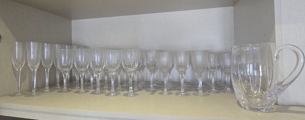 Serviço Completo de Copos de Cristal Atlantis Modelo Lyric