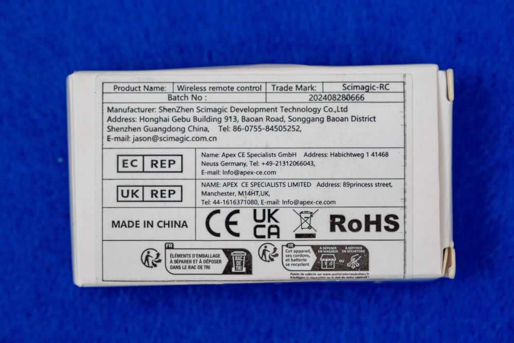 Comando de garagem universal multi frequencia 280Mhz-868Mhz