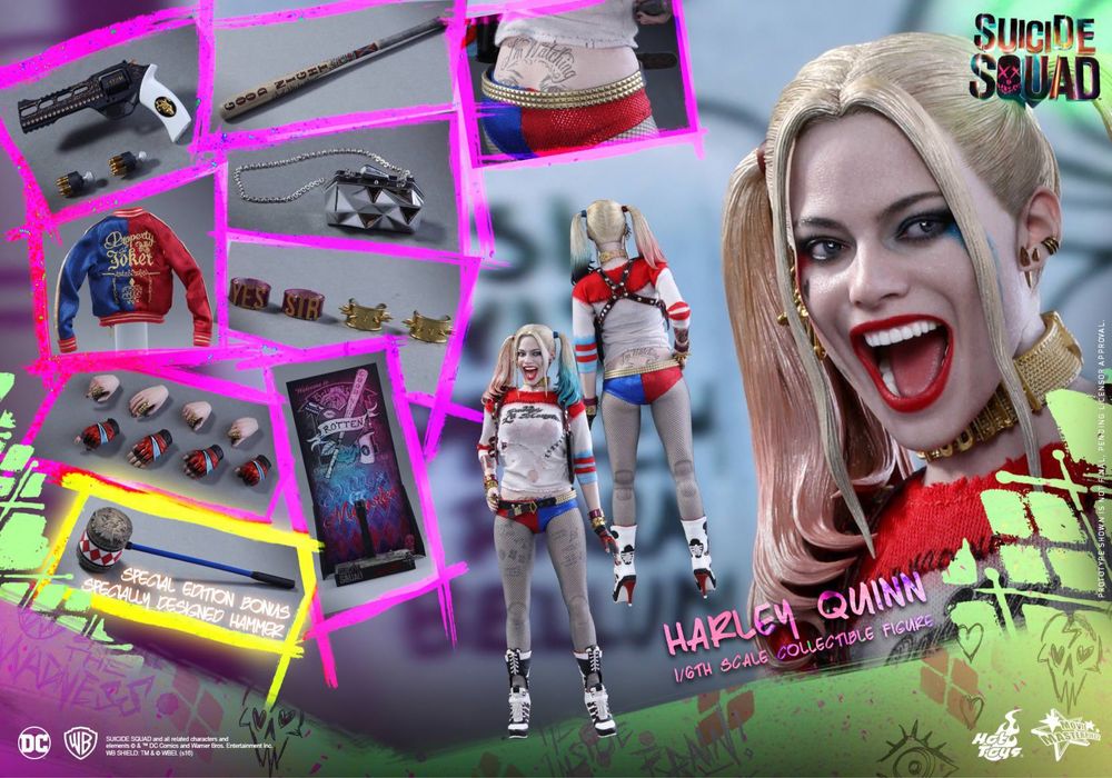 Фигурка 1/6 hot toys mms383 SUICIDE SQUAD – HARLEY QUINN
