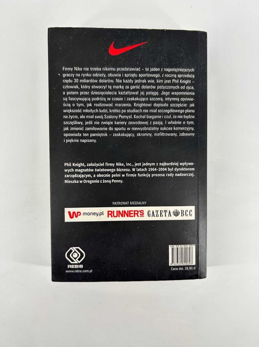 Sztuka zwycięstwa Wspomnienia twórcy NIKE Phil Khight