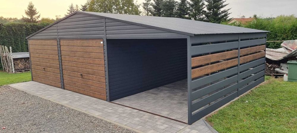 Garaż blaszany PREMIUM 9x6m*profil*jakość*producent*WIELKOPOLSKA*