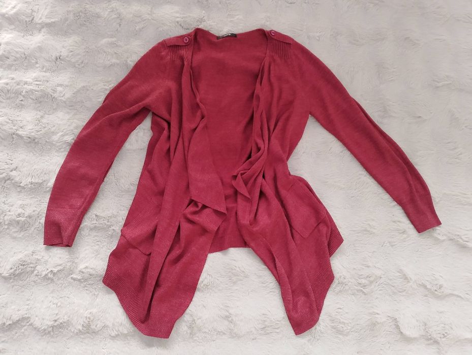 Bordowy kardigan, George, rozmiar 40