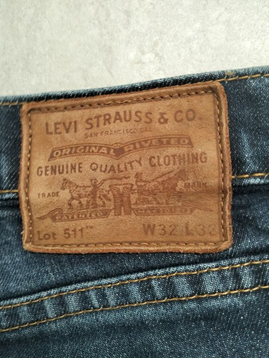 Levis 511 premium spodnie  jeansy roz 32/32