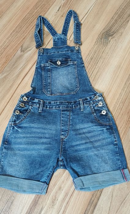Spodenki szorty ogrodniczki dżinsowe rozmiar 36 S