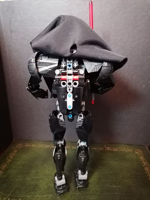 Figura boneco da personagem Darth Vader da Star Wars, Lego