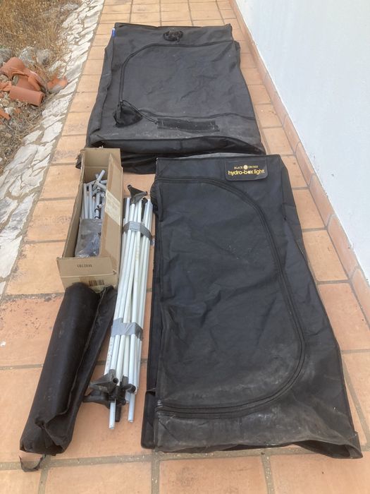 2 tendas de cultivo indoor usadas