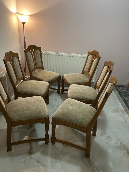 Krzesła Dąb 8 sztuk