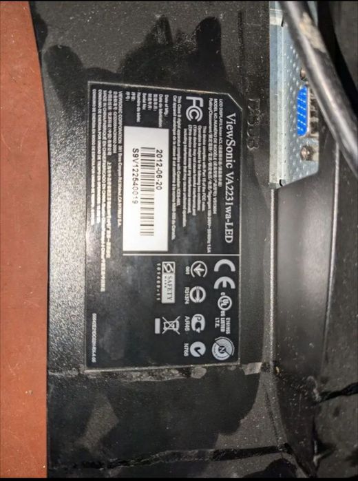 Продам ViewSonic VA2231wa 1920×1080 Full HD в гарному стані