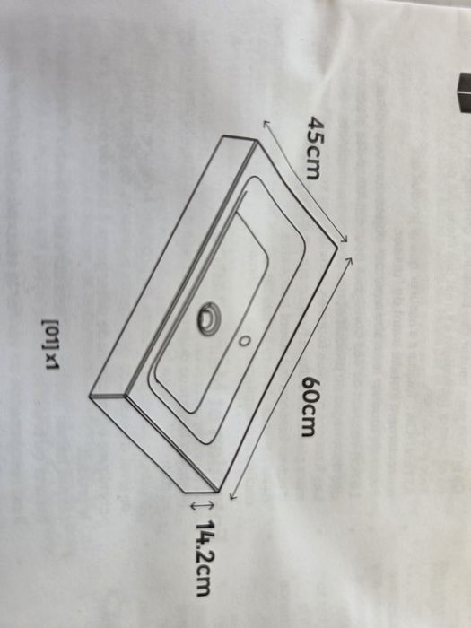 Umywalka konglomeratowa