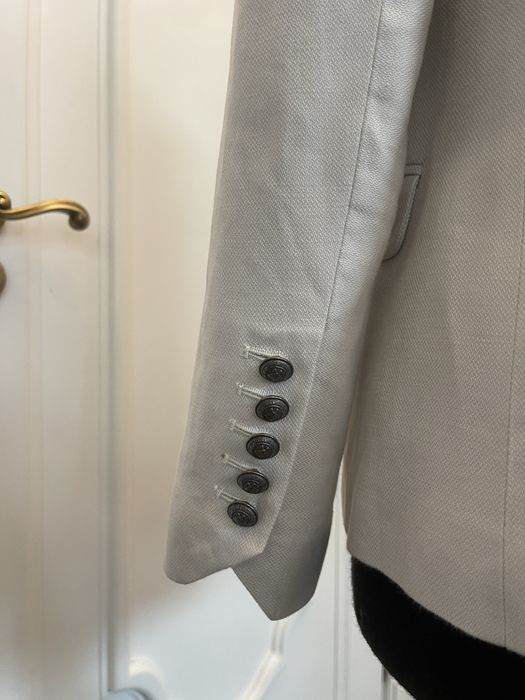 ZADIG & VOLTAIRE piękna marynarka, len i bawełna