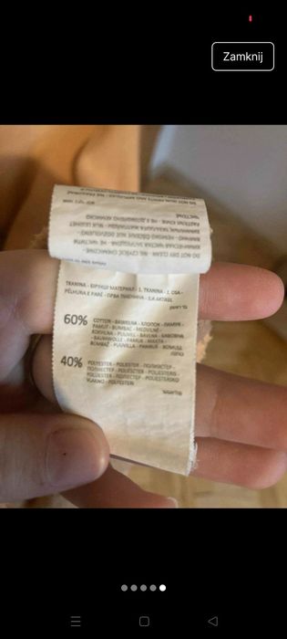 Pomarańczowa bluza z kapturem z nadrukiem ying yang