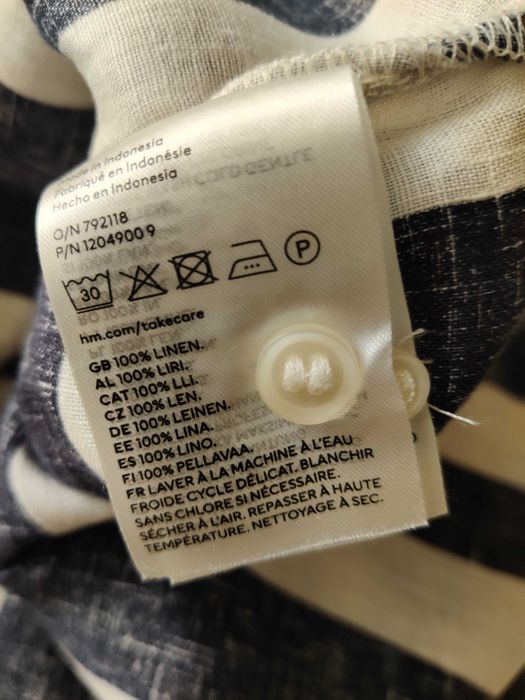 Koszula 100% lniana damska H&M