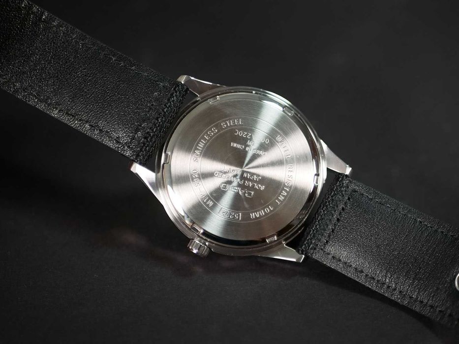 Casio MTP-S120L-1AV Solar Black