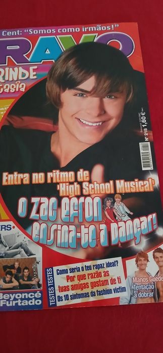Capa Bravo + Artigo Zac Efron