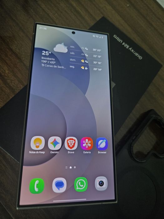 S24 ultra 12/512gb garantia ate 11/27 e seguro ate 11/26 como novo