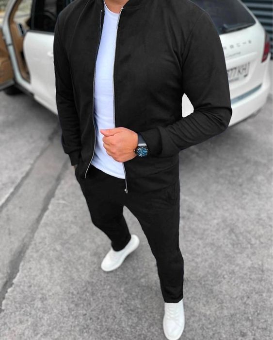 Чоловічий замшевий костюм/5