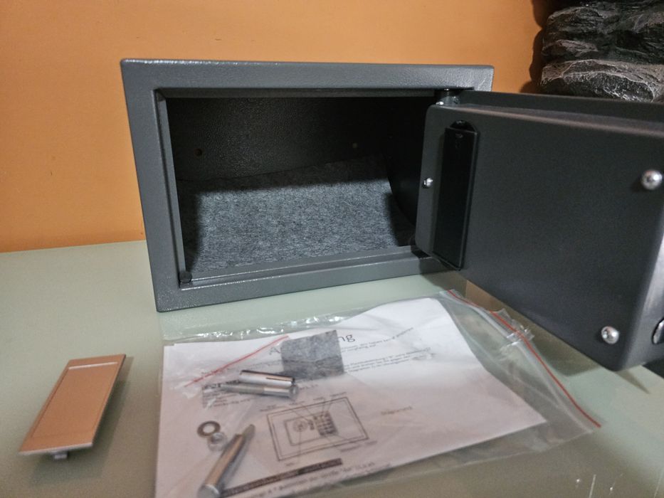 Cofre Digital com bloqueio Cinzento escuro 31 x 20 x 20 cm Aço