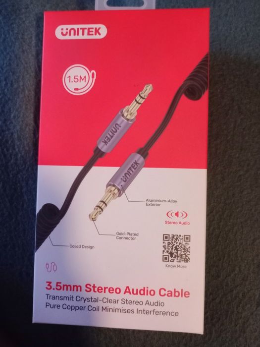 Kabel Jack 3.5mm - Jack 3.5mm 1,5m