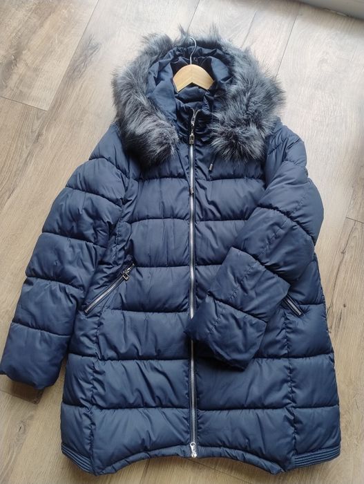 Zimowa kurtka kolor granatowy