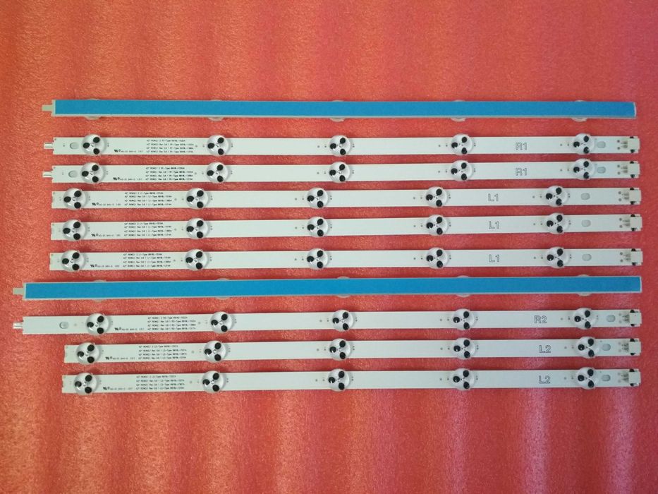 Планки LED подсветки для телевизоров LG 42" серии LN, LA. Новые.