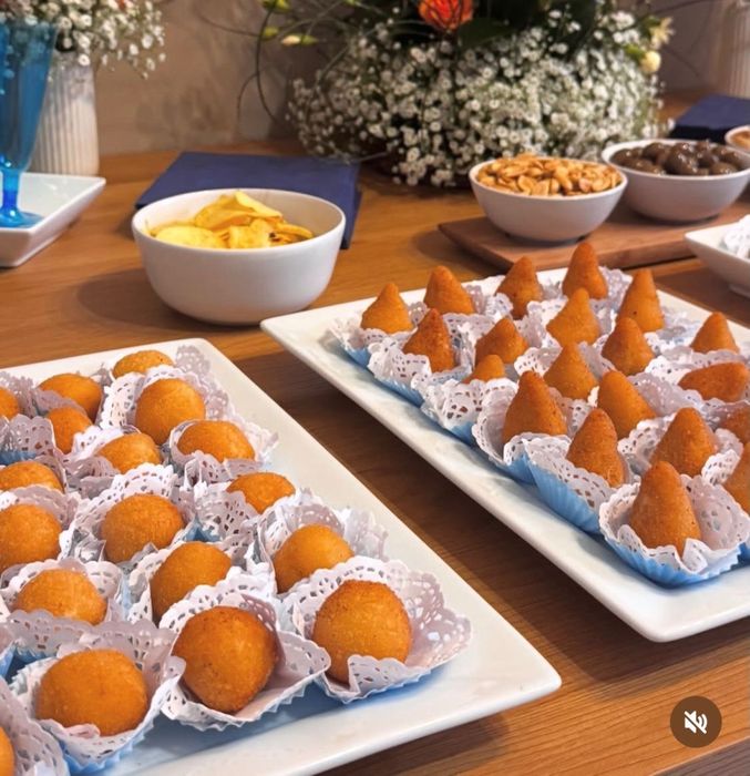 Salgados  artesanal com sabor especial do Brasil