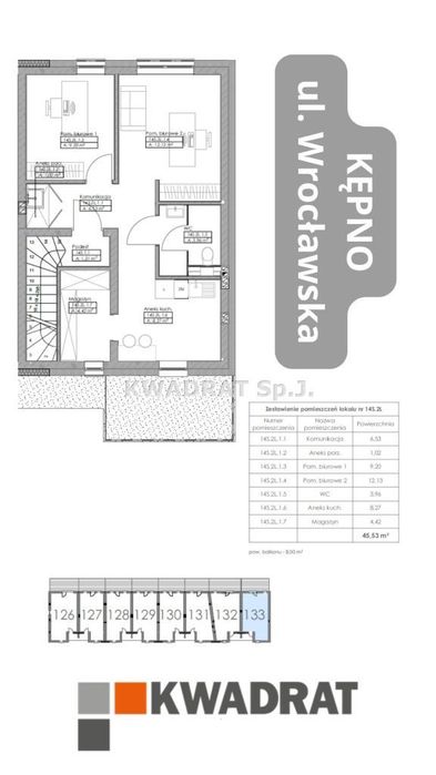 Mieszkanie inwestycyjne - Kępno pow. 45,53m2