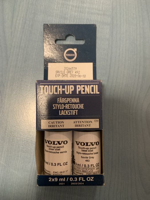 Карандаш подкраска Volvo Savile Grey 492