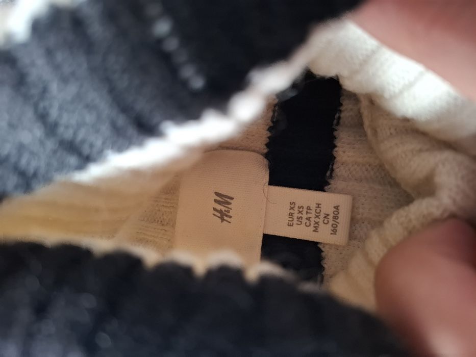 Кофта свитер в полоску H&m разм.XS-S