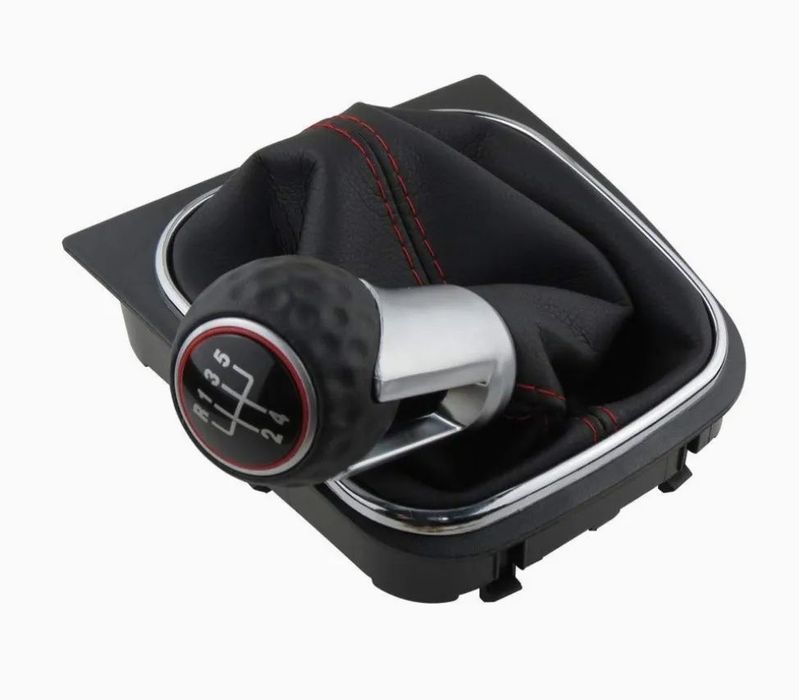 Fole mudanças Volkswagen Golf 5 - 5 velocidades Costura Vermelha