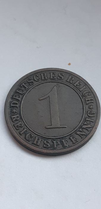 Niemcy Republika Weimarska - 1 fenig, pfennig 1930 - F