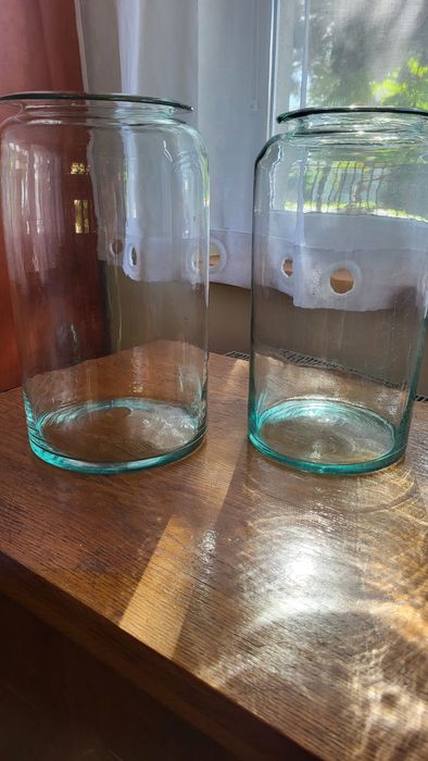 Szklane słoje z czasów PRL bez wad