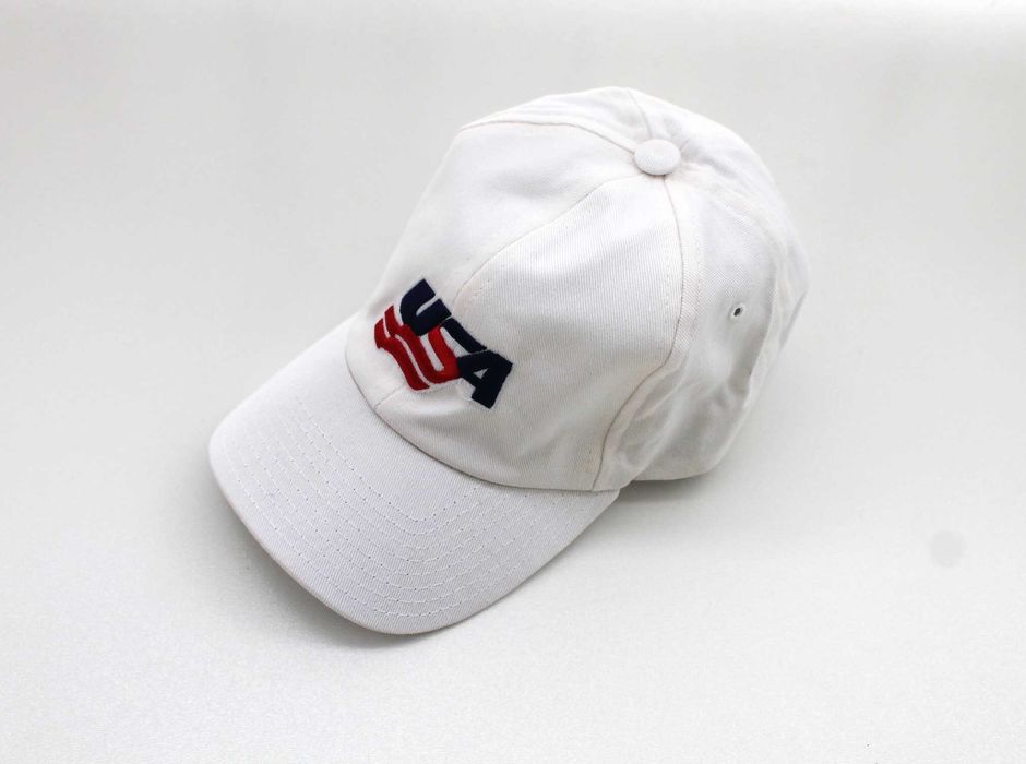 Czapka z daszkiem USA pełna FULL BRIM CAP Biała