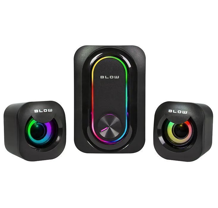 Głośniki komputerowe 2.1 BLOW gamingowe z subwooferem 66-399# LED