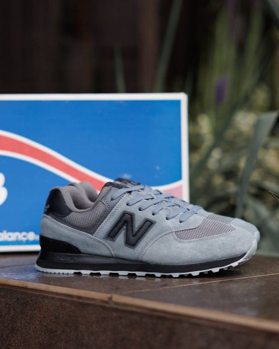 НОВИНКА! New Balance 574 Grey Black White 41 42 43 44 45 46 ню беланс