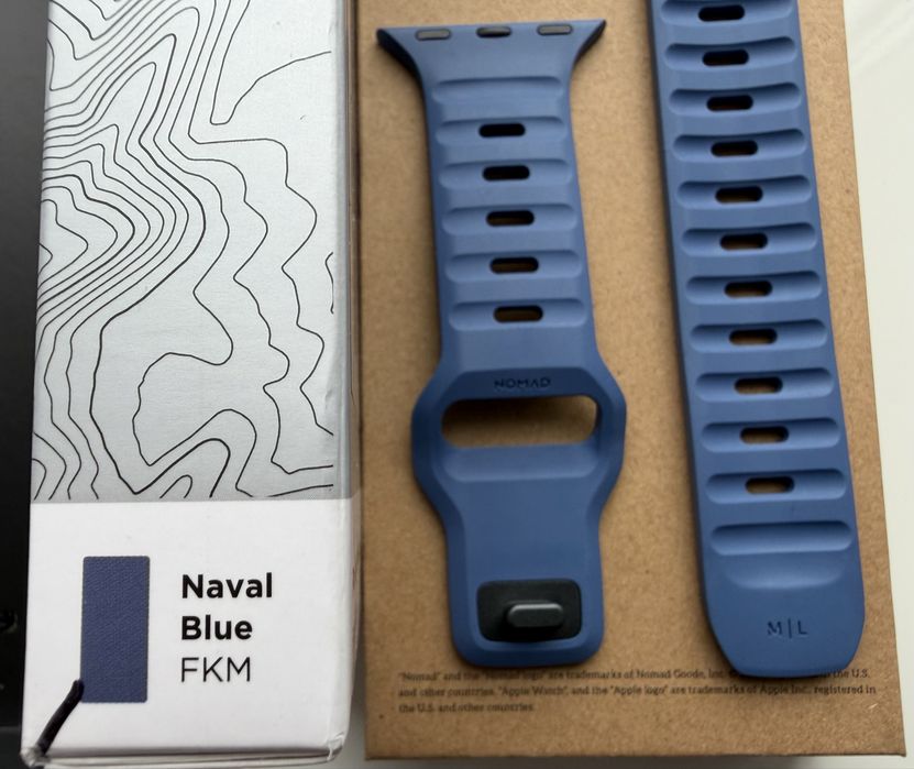 Ремінець Apple Watch Nomad Sport Band Naval Blue 46mm/49mm  Оригінал