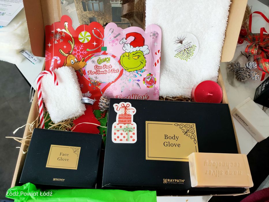 Rekawica Body glove  mydełko Face Glove Raypath na Święta
