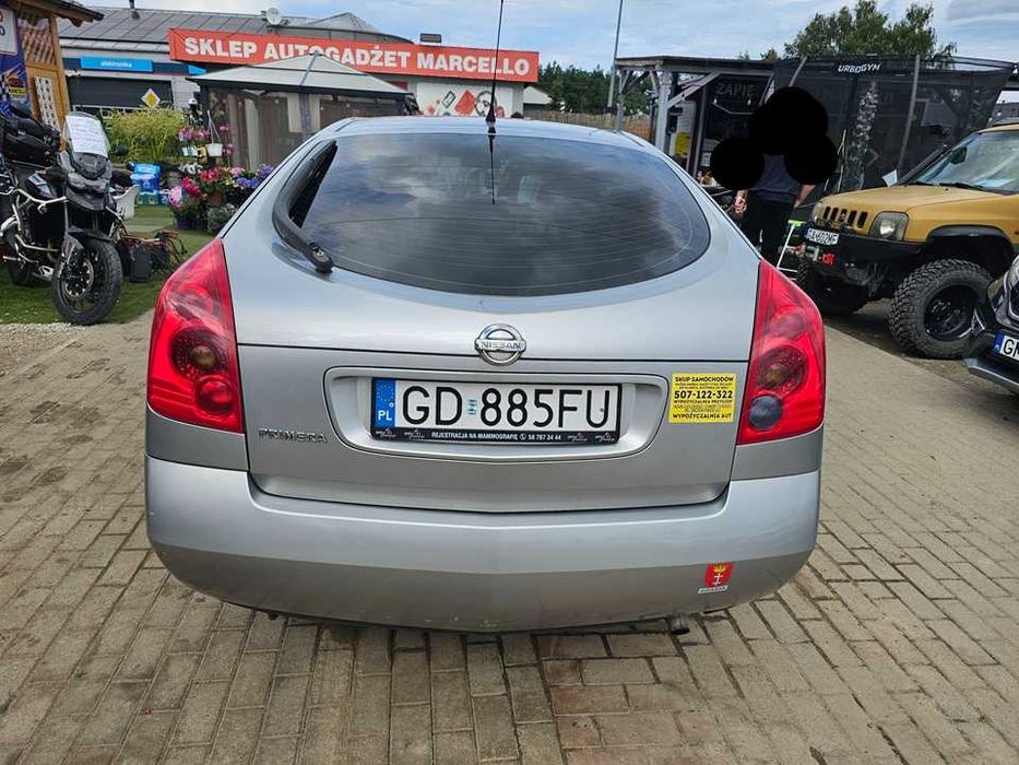 Nissan Primera 2003r/1.8benzyna gaz/116KM/opłaty aktualne/LPG